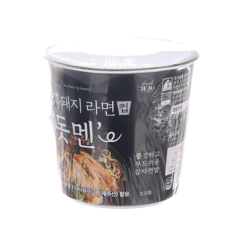 COLOR SUGAR Jeju Black Pig Cup Ramen  (65g)