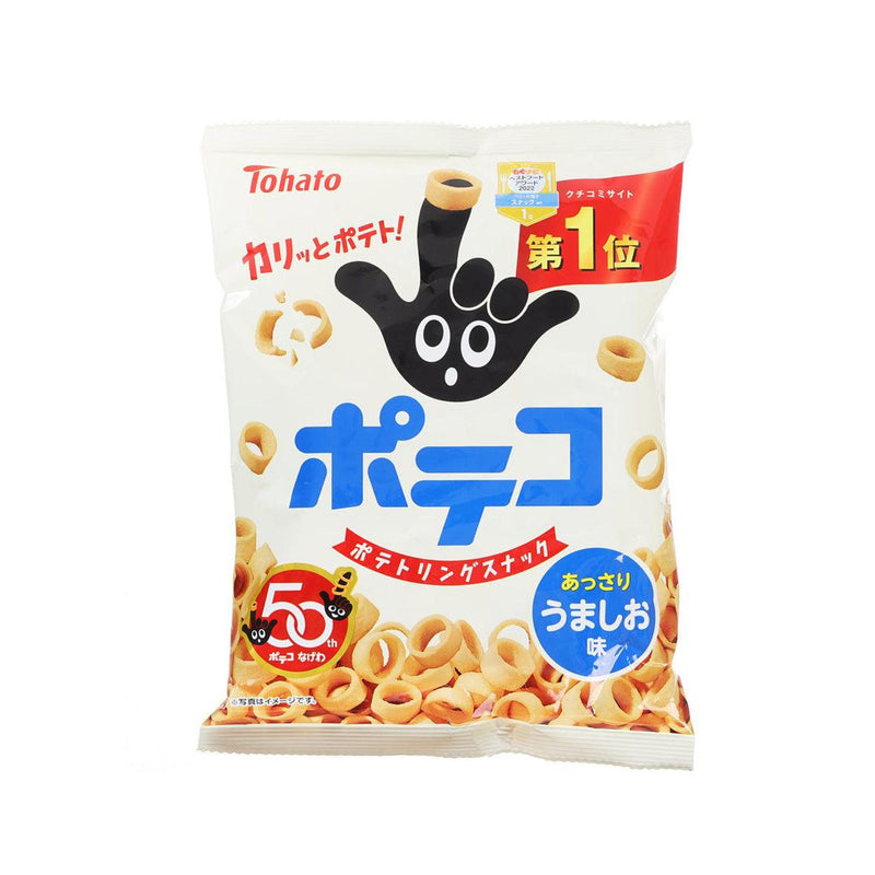 TOHATO Poteko Potato Ring Snack - Salt Flavor  (70g)