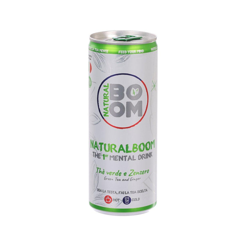 NATURALBOOM Mental Drink (Non-Sparkling Healthy Drink) - Green Tea & Ginger  (250mL)