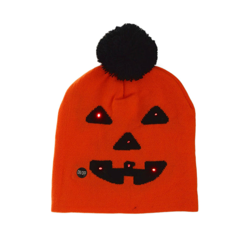 PUMPKIN MASTERS Light Up Jack O Lantern Hat