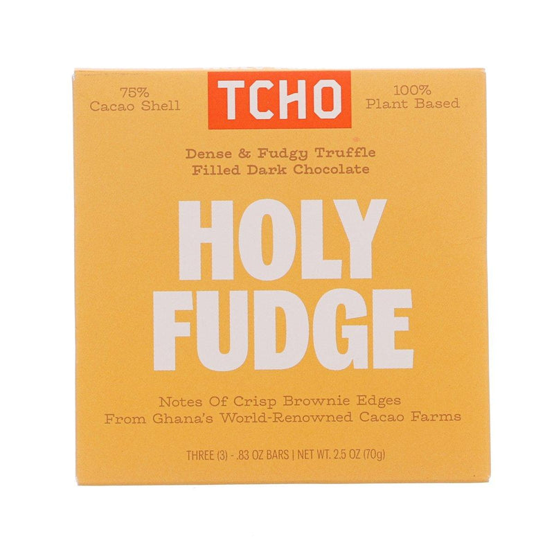 TCHO Organic 75% Fudgy Cacao Truffle Filled with Dark Chocolate  (70g)