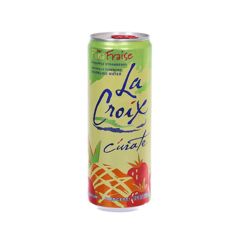 LACROIX Sparkling Water - Natural Pineapple Strawberry Essenced  (355mL)