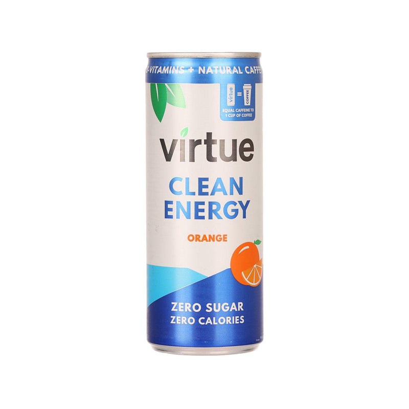 VIRTUE Clean Energy 無糖能量飲品 - 香橙味  (250mL)