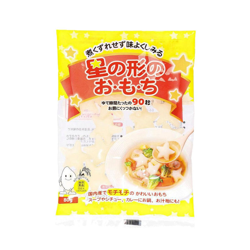 DAISHINFOODS Star Shaped Rice Cake  (80g)