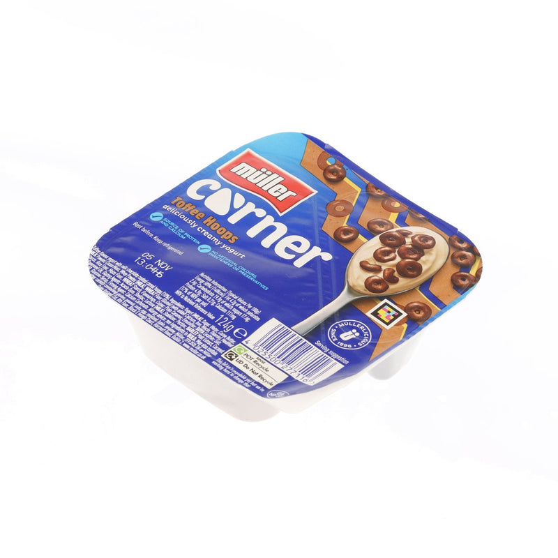 MULLER Corner Toffee Hoops Yogurt  (124g)