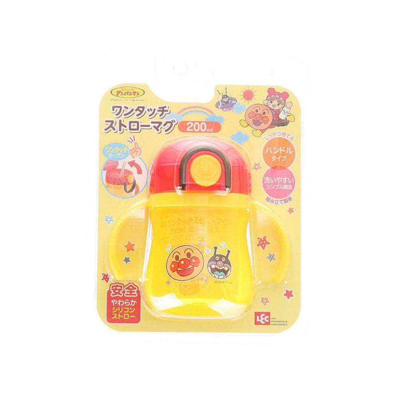 LEC Anpanman One-Touch Straw Mug 200mL