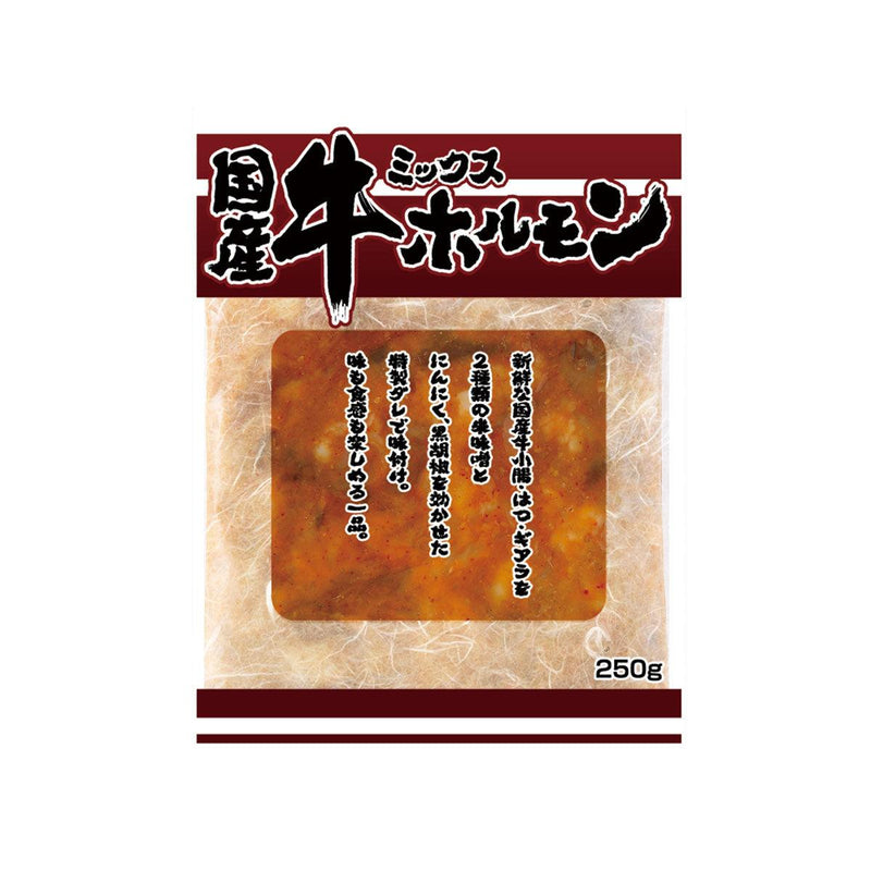 STARZEN Japanese Frozen Beef Small Intestine & Organs - Garlic Miso Sauce  (250g)