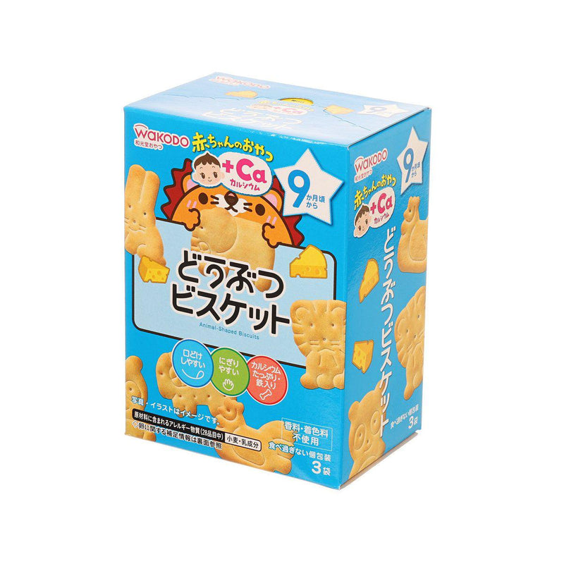 WAKODO Animal-Shaped Cheese Biscuits  (35g)