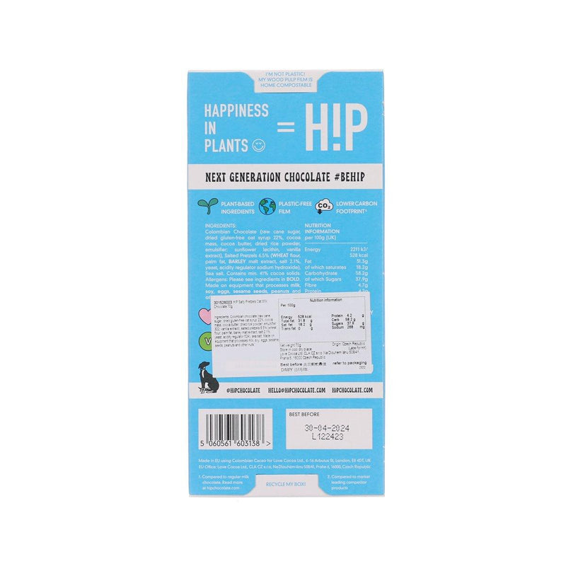 HIP Salty Pretzel Oat M!lk Chocolate  (70g)