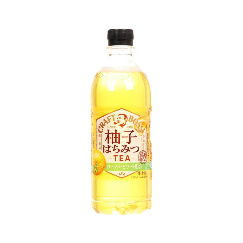 CRAFT BOSS Yuzu Honey Tea [PET]  (600mL)