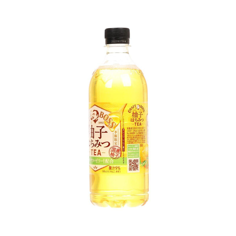 CRAFT BOSS Yuzu Honey Tea [PET]  (600mL)