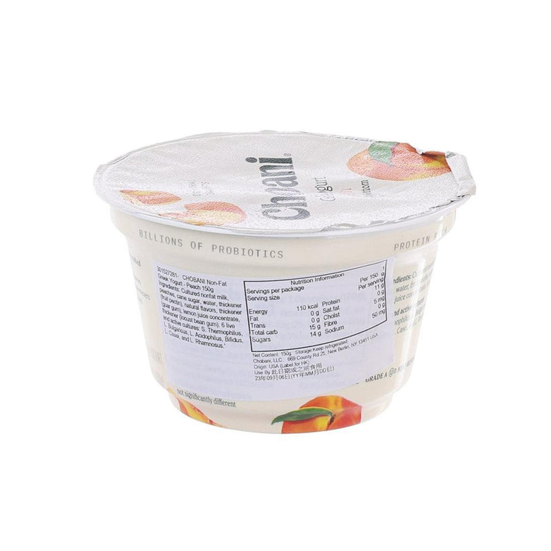 CHOBANI 脫脂希臘式乳酪 - 蜜桃  (150g)