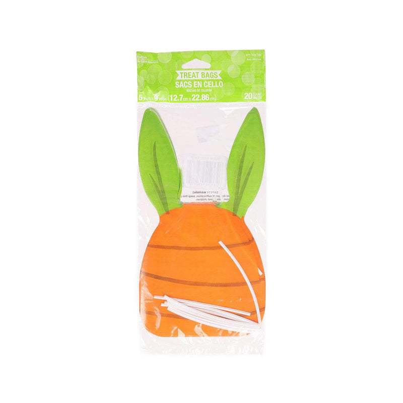 CREATIVE CONVERTING Easter Cello Bag - Carrot