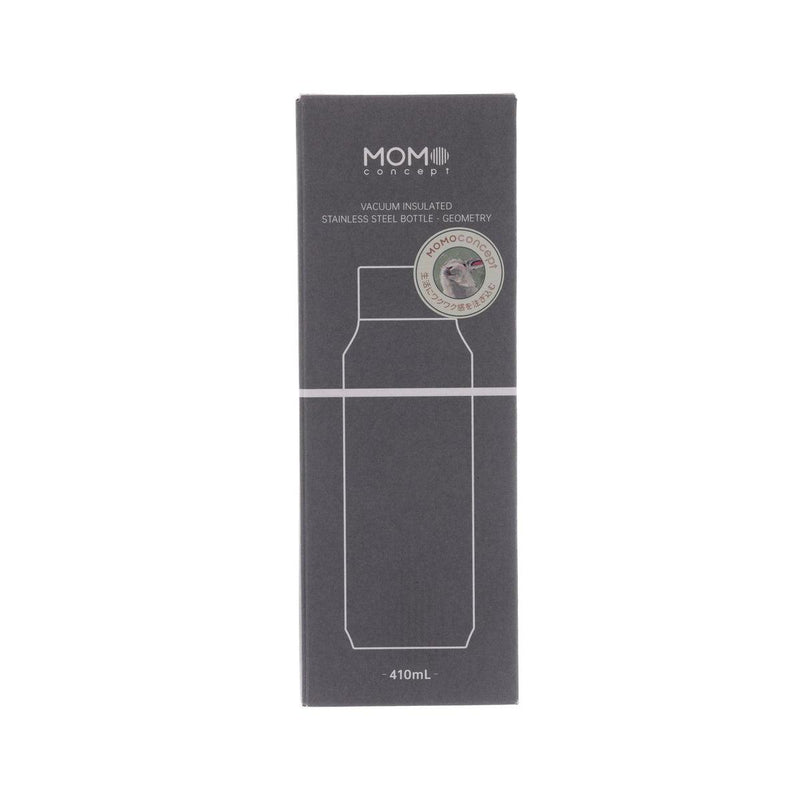 MOMOCONCEPT Geometry Stainless Steel Bottle Magic Garden Collection 410mL - Cream White-Magic Garden