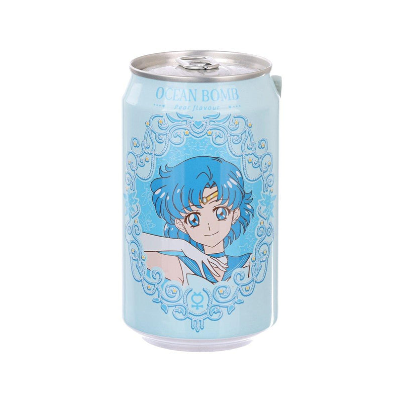 YHB OCEAN BOMB Pear Flavour Sparkling Water (Sailor Moon - Sailor Mercury) [Can]  (330mL)