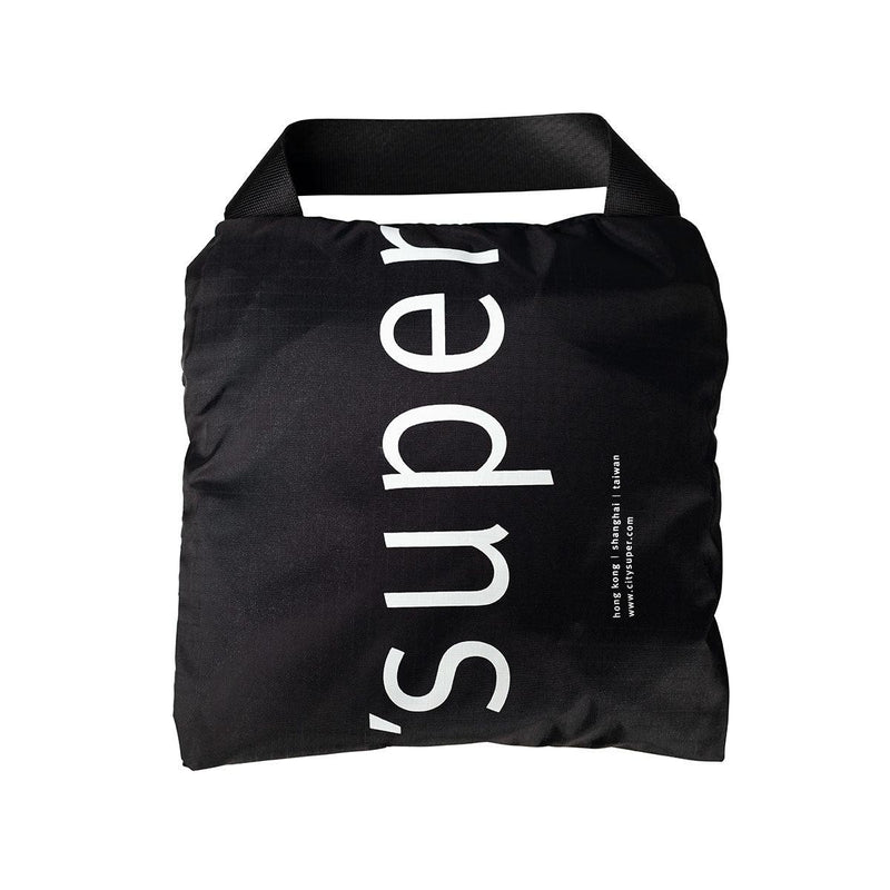 CITYSUPER Foldable Bag with 2 Inside Pocket-Black