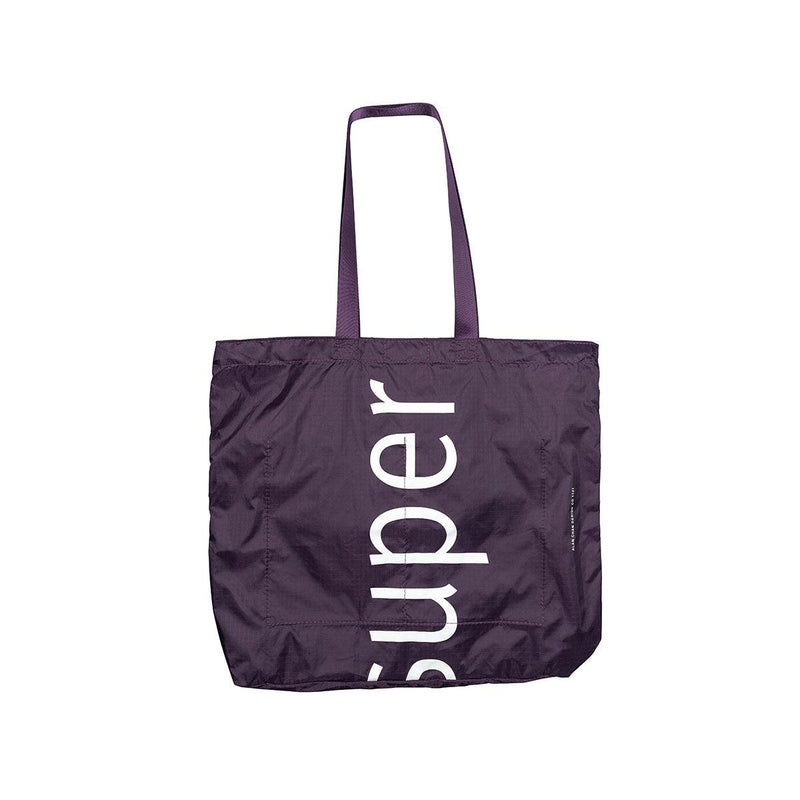 CITYSUPER Foldable Bag with 2 Inside Pocket-Deep Purple