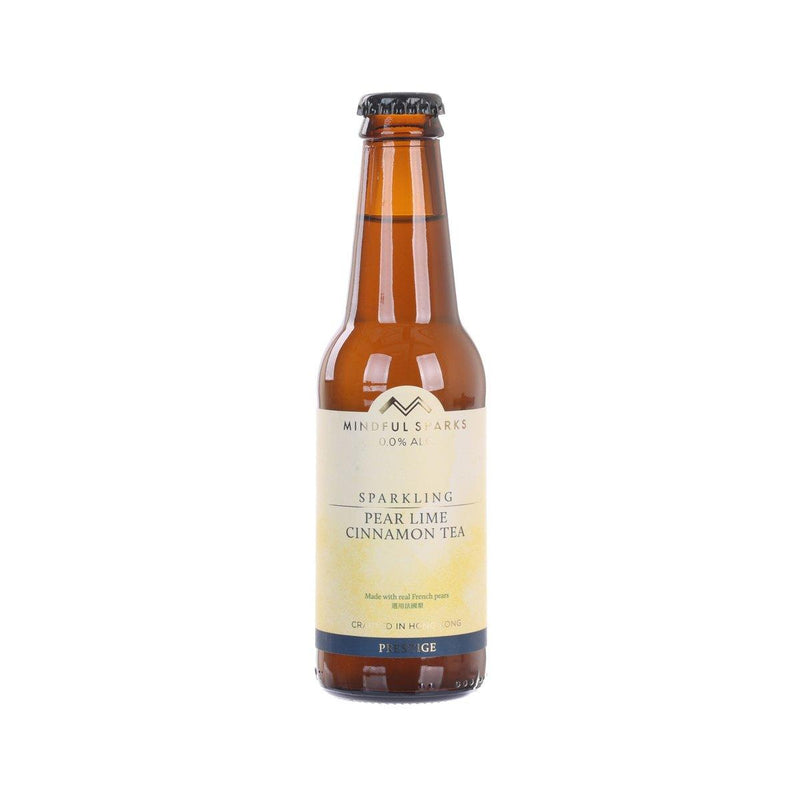 MINDFUL SPARKS Sparkling Tea - Pear Lime Cinnamon [Bottle]  (245mL)