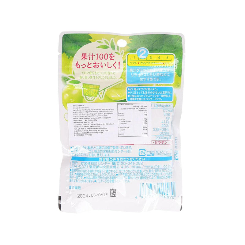 MEIJI Juice Gummy - Muscat  (54g)