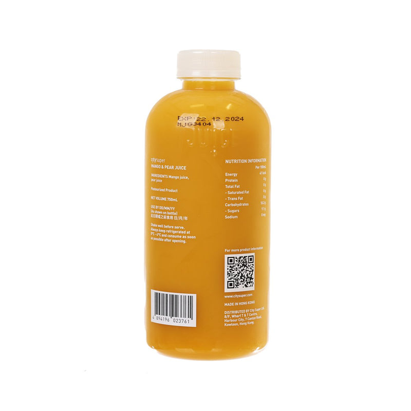 CITYSUPER 芒果梨汁 (750mL)