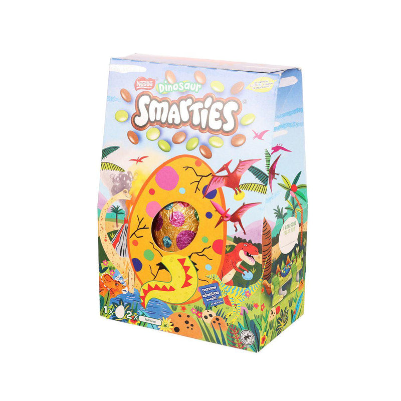 NESTLE Large Milk Chocolate Easter Egg with Dinosaur Smarties  (226g)