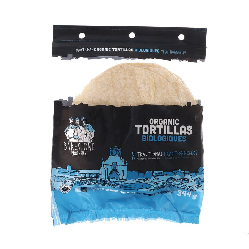 BAKESTONE BROTHERS Organic Traditional Tortillas  (344g)