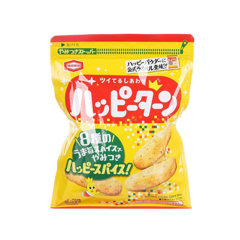 KAMEDA Happyturn Rice Cracker - Mixed Spices Flavor  (73g)