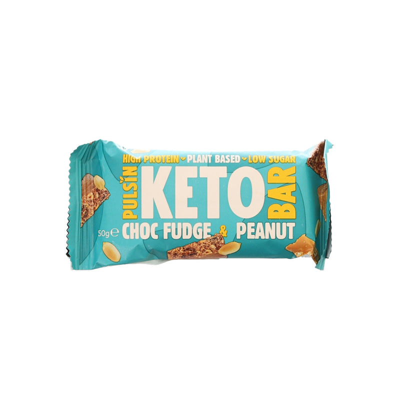 PULSIN Keto Protein Bar - Chocolate Fudge & Peanut  (50g)