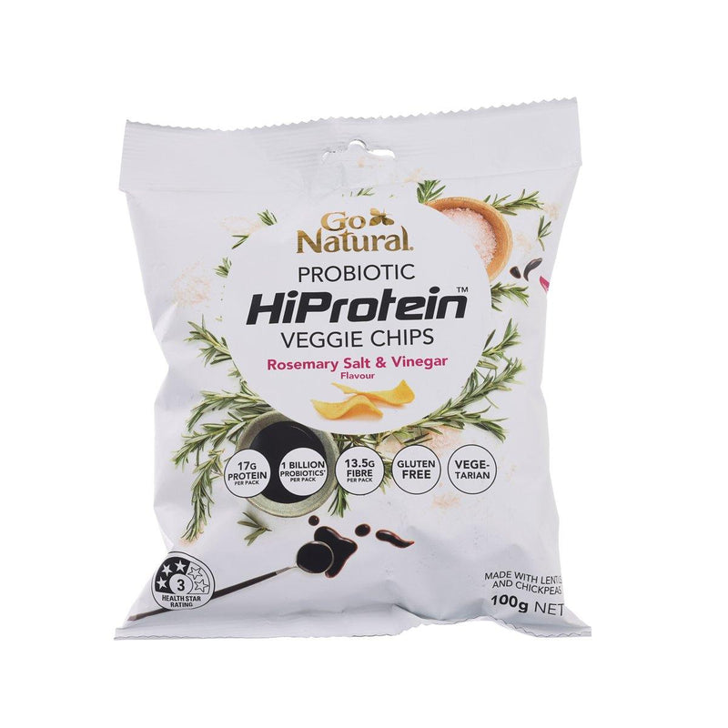 GO NATURAL 益生菌素脆片 - 迷迭香醋味 (100g)