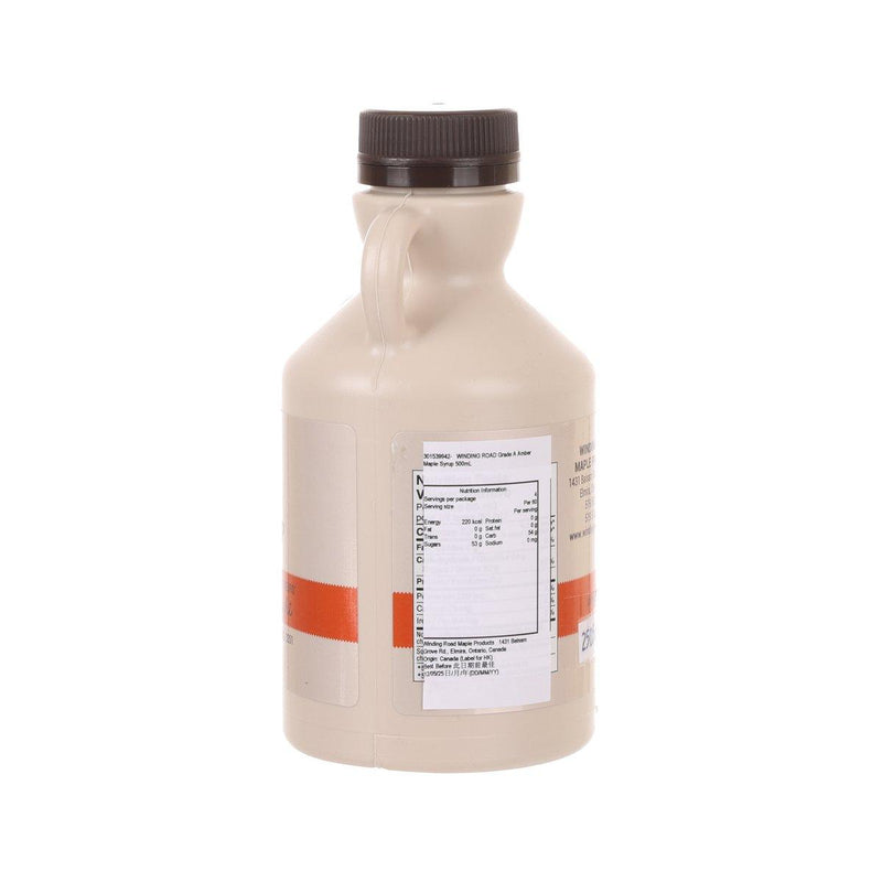 WINDING ROAD Grade A Amber Maple Syrup  (500mL)