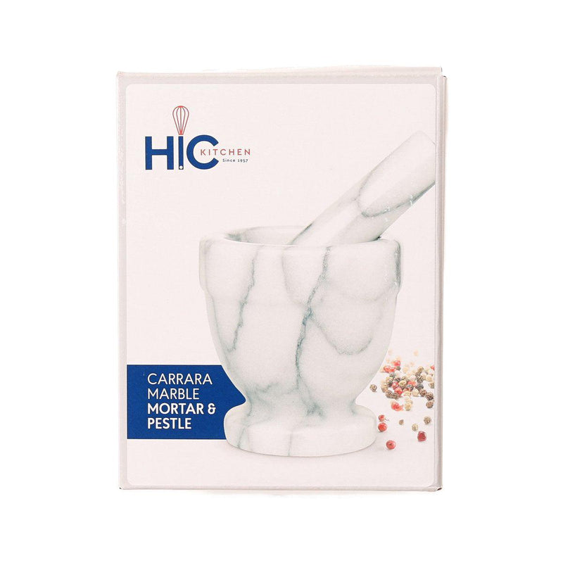 HIC Marble Stone Mortar and Pestle