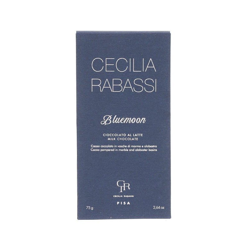 CECILIA TESSIERI RABASSI Bluemoon - Milk Chocolate Bar  (75g)