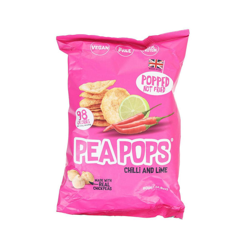 PEA POPS Chickpea Crisps - Chilli & Lime  (80g)