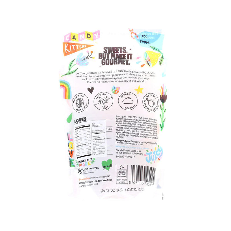 CANDY KITTENS Vegan Kittens Shaped Gummy -  Loves Mixed Fruits Flavor (Limited Editions)  (140g)