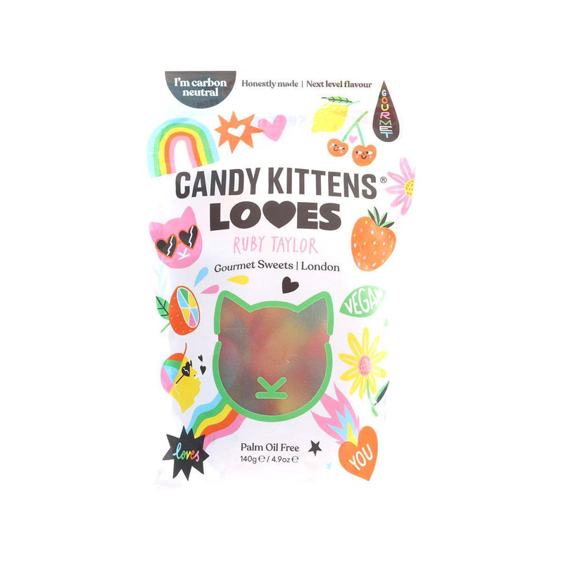 CANDY KITTENS Vegan Kittens Shaped Gummy -  Loves Mixed Fruits Flavor (Limited Editions)  (140g)