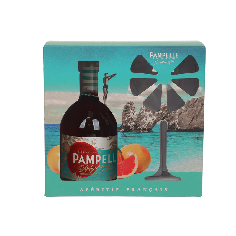 PAMPELLE Ruby Apero Gift Box Set, with a Pampelle Spritz Glass NV (700mL)