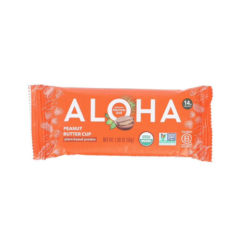 ALOHA 有機花生醬朱古力素食蛋白質棒 (56g)