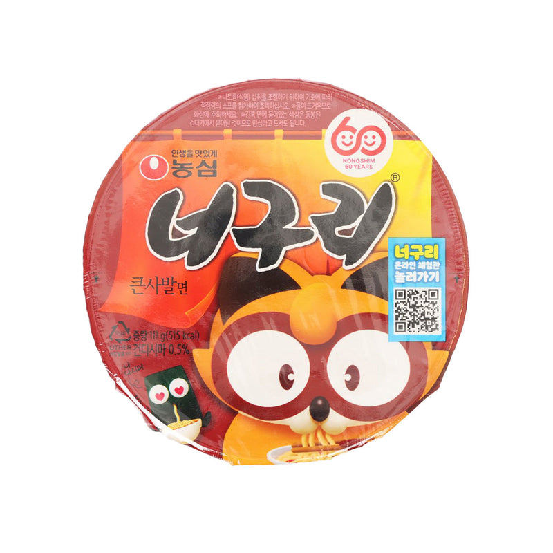 NONG SHIM Hot Flavor Neoguri Big Bowl Noodle  (111g)