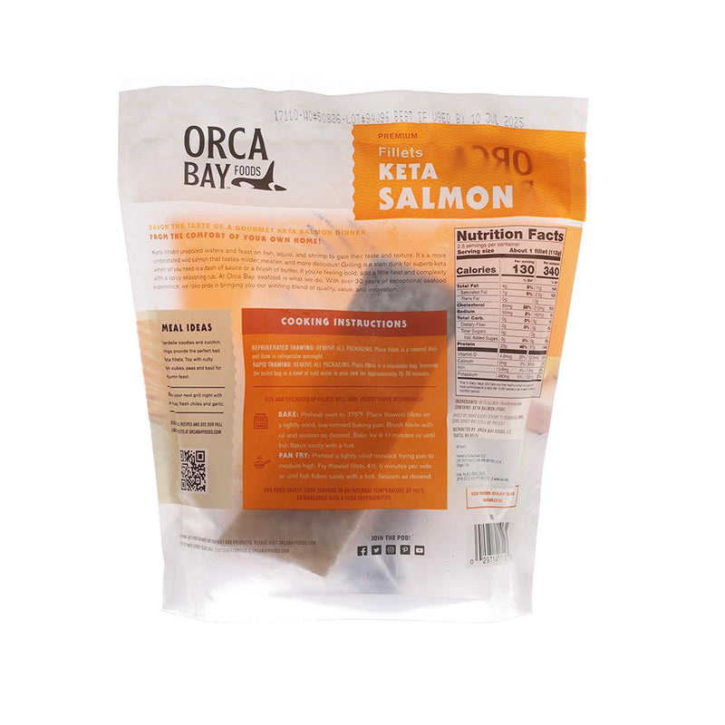 ORCA BAY FOODS 美國急凍太平洋三文魚柳 (狗鮭) (284g)