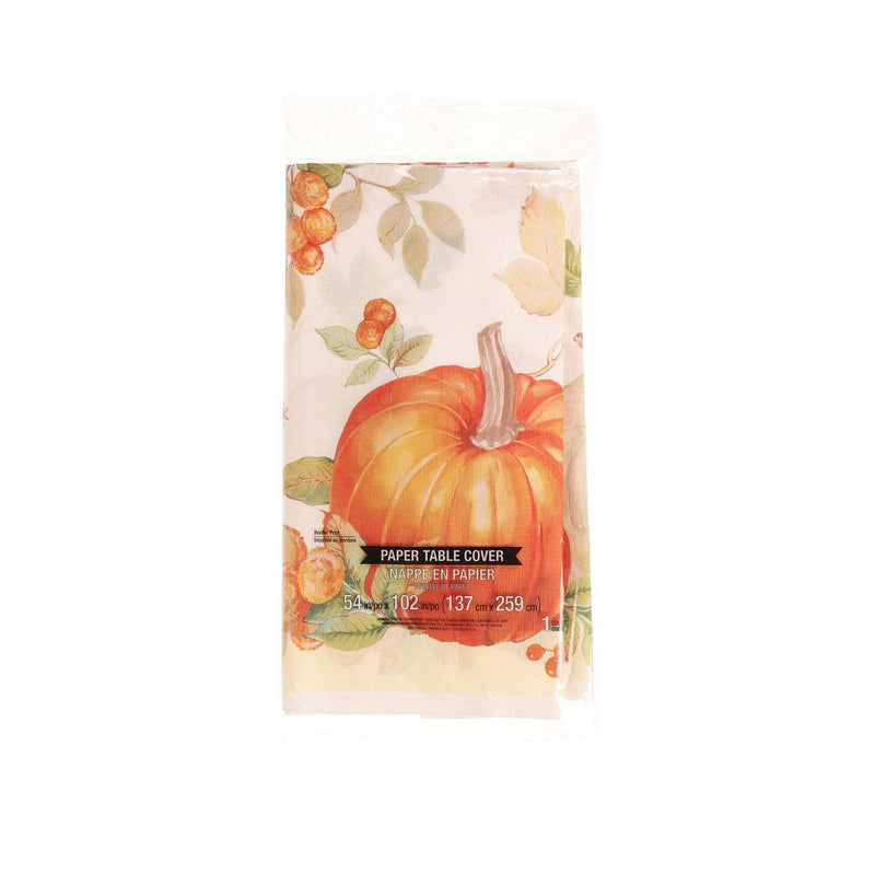 CREATIVE CONVERTING Tablecover - Pumpkin Harvest  (1pc)