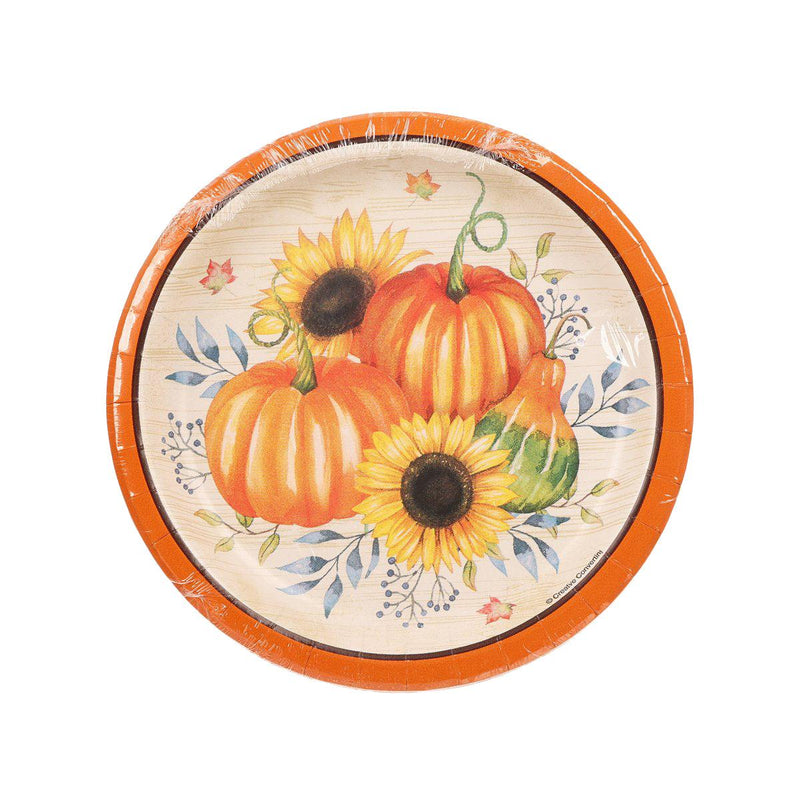 CREATIVE CONVERTING Luncheon Plate - Hello Autumn  (8pcs)