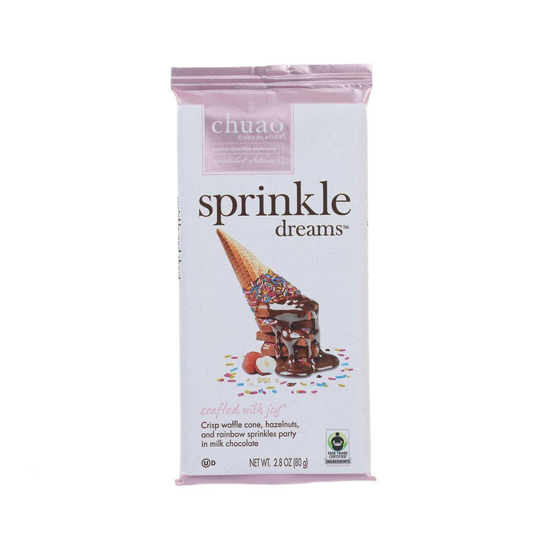 CHUAO CHOCOLATIER Milk Chocolate Bar - Sprinkle Dreams™  (80g)