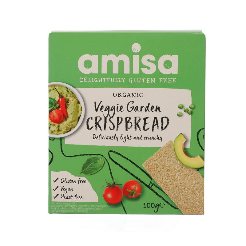 AMISA 有機無麩質蔬菜脆餅  (100g)