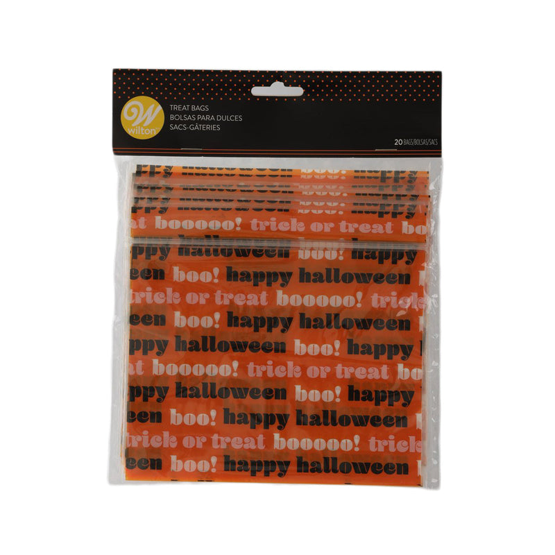 WILTON Halloween Treat Bag - Halloween Words  (20pcs)