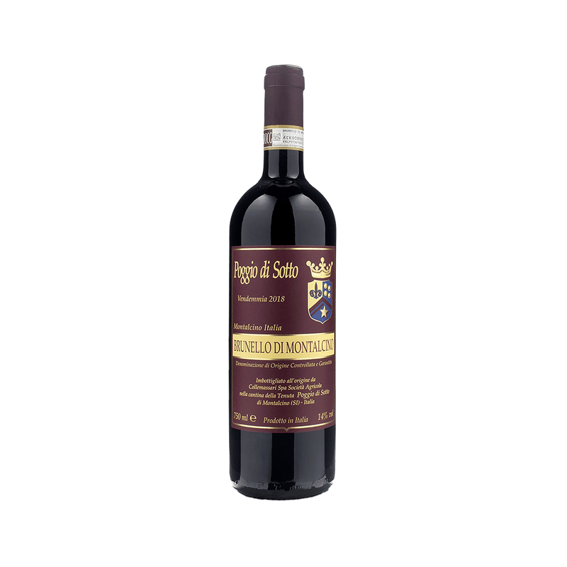 POGGIO DI SOTTO Brunello di Montalcino 2018 (750mL)