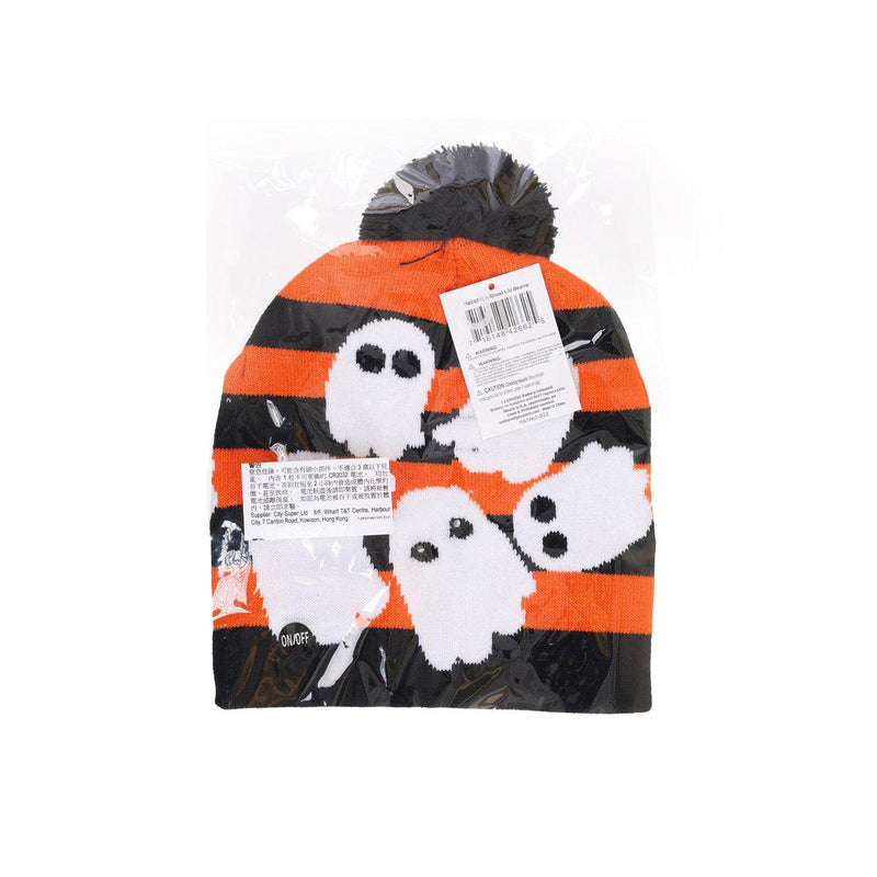 PUMPKIN MASTERS Light Up Ghost Knit Hat