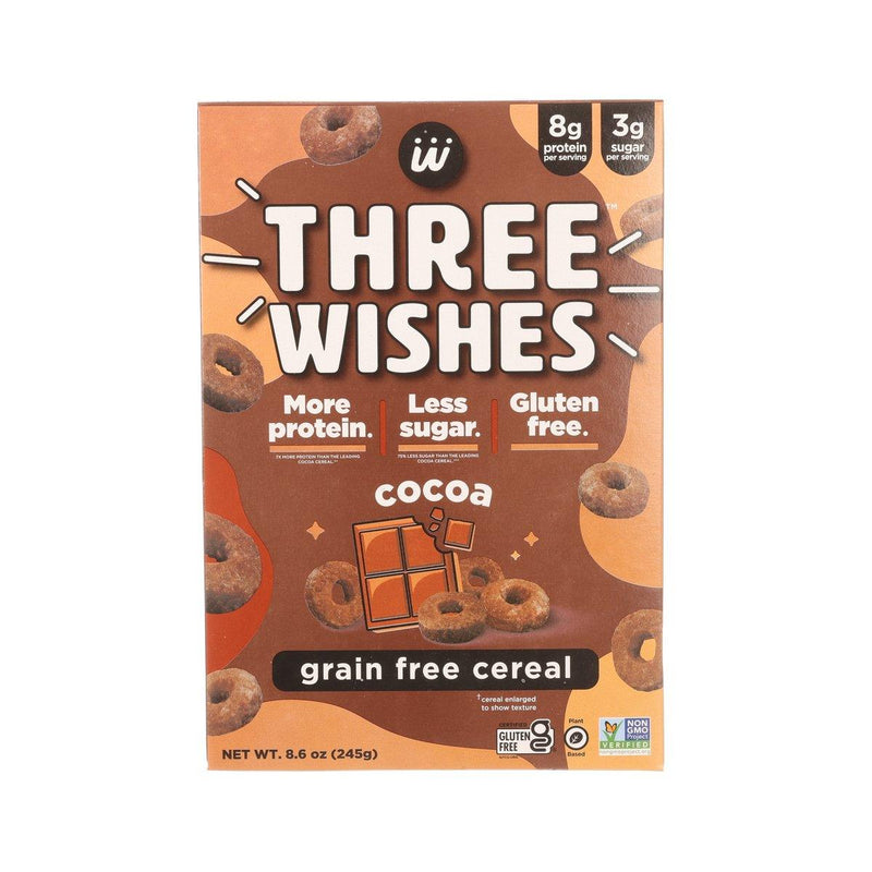 THREE WISHES Cocoa Grain Free Cereal  (245g)