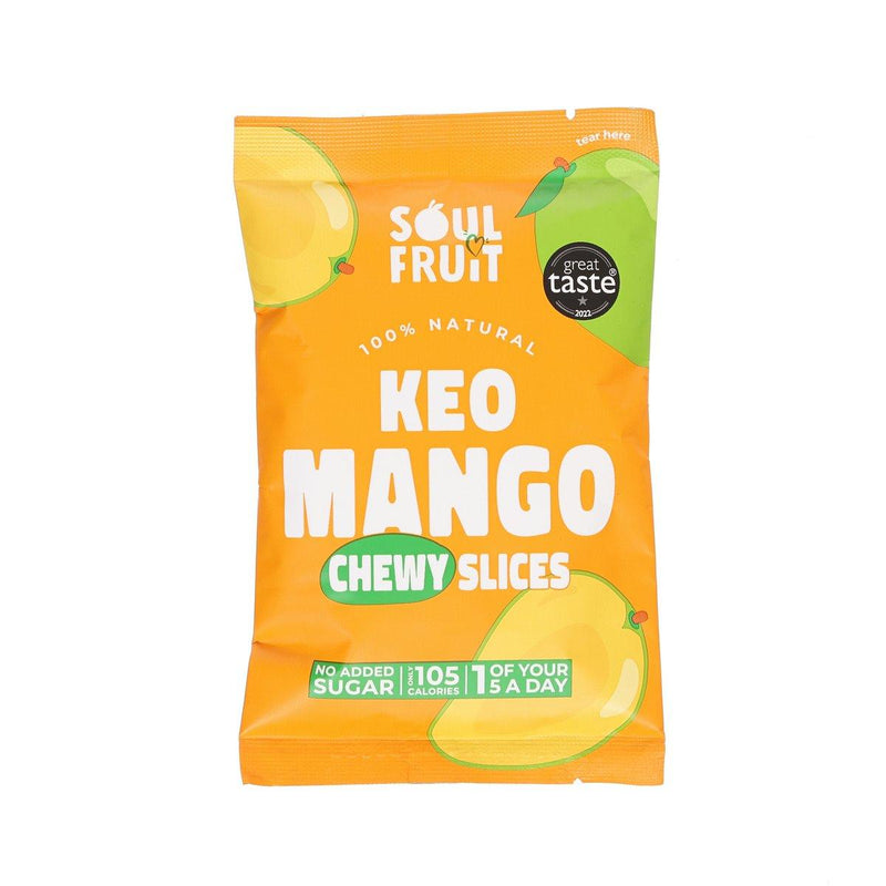 SOUL FRUIT Natural Keo Mango Chewy Slices  (30g)
