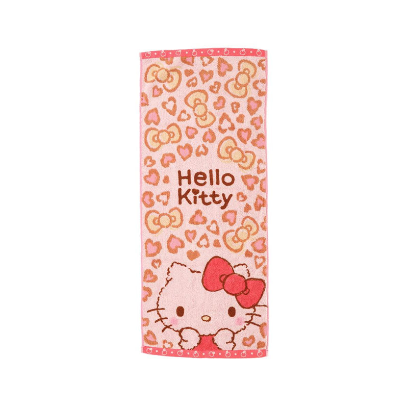 MARUSHIN Kitty Lovely Leopard Face Towel 34x80cm