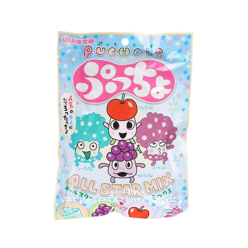 UHA MIKAKUTO Puccho Gummy - Assorted Flavor  (88g)